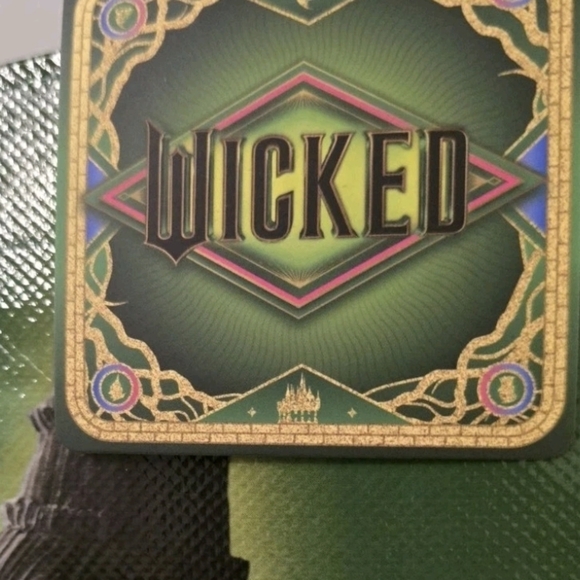 NWT Wicked Reusable Tote Bag Glinda & Elphaba  Souvenir Pink & Green collectors - Picture 3 of 7
